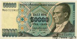 50000 Lira TURQUIE  1995 P.204 NEUF
