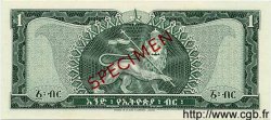 1 Dollar Spécimen ÉTHIOPIE  1966 P.25s NEUF