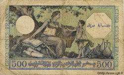 500 Francs ALGÉRIE FRANCE  1943 VF.09.01 B+