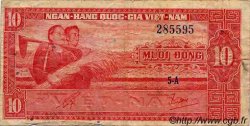 10 Dong SOUTH VIETNAM  1962 P.05a F