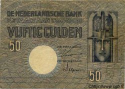 50 Gulden PAYS-BAS  1929 P.047 pr.TTB