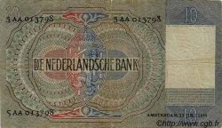 10 Gulden PAYS-BAS  1940 P.056a B à TB