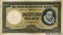 1000 Gulden PAYS-BAS  1945 P.080 TTB