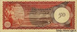 50 Gulden ANTILLES NÉERLANDAISES  1962 P.04a TTB