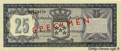 25 Gulden Spécimen ANTILLES NÉERLANDAISES  1967 P.10s SPL+