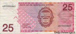 25 Gulden ANTILLES NÉERLANDAISES  1990 P.24b TB à TTB
