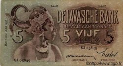 5 Gulden INDES NEERLANDAISES  1927 P.078 TTB