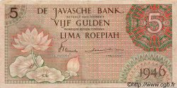 5 Gulden INDES NEERLANDAISES  1946 P.088 TTB