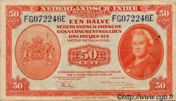 50 Cent INDES NEERLANDAISES  1943 P.110a TTB