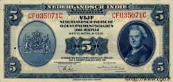 5 Gulden INDES NEERLANDAISES  1943 P.113a SPL