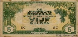 5 Gulden INDES NEERLANDAISES  1942 P.124b TB+