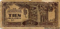 10 Gulden INDES NEERLANDAISES  1942 P.125c B