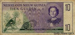 10 Gulden NOUVELLE GUINEE NEERLANDAISE  1954 P.14a TB