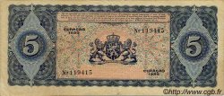 5 Gulden CURACAO  1939 P.22 TB+ à TTB