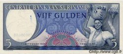 5 Gulden SURINAM  1963 P.120b SPL
