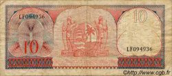 10 Gulden SURINAM  1963 P.121 TB
