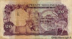 20 Shillings OUGANDA  1966 P.03a TB+