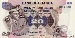 20 Shillings OUGANDA  1973 P.07c SPL