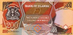 200 Shillings OUGANDA  1987 P.32a NEUF