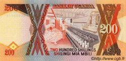 200 Shillings OUGANDA  1991 P.32b NEUF