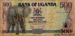 500 Shillings OUGANDA  1991 P.33b TB