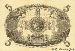 5 Francs Cabasson SÉNÉGAL  1874 P.A1 SUP+