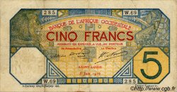 5 Francs SAINT-LOUIS AFRIQUE OCCIDENTALE FRANÇAISE (1895-1958) Saint-Louis 1916 P.05Fb pr.TTB