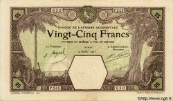 25 Francs DAKAR AFRIQUE OCCIDENTALE FRANÇAISE (1895-1958) Dakar 1925 P.07Ba SUP