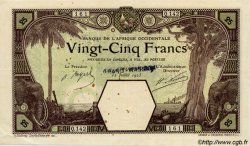 25 Francs GRAND-BASSAM AFRIQUE OCCIDENTALE FRANÇAISE (1895-1958) Grand-Bassam 1923 P.07Db var TTB+