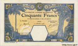 50 Francs DAKAR AFRIQUE OCCIDENTALE FRANÇAISE (1895-1958) Dakar 1926 P.09Bb TTB