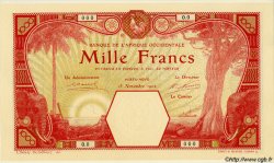 1000 Francs PORTO-NOVO Spécimen AFRIQUE OCCIDENTALE FRANÇAISE (1895-1958) Porto-Novo 1902 P.15-s pr.NEUF