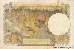 5 Francs FRENCH WEST AFRICA (1895-1958)  1936 P.21 VF+