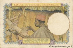 5 Francs AFRIQUE OCCIDENTALE FRANÇAISE (1895-1958)  1938 P.21 TTB+