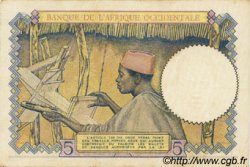 5 Francs AFRIQUE OCCIDENTALE FRANÇAISE (1895-1958)  1938 P.21 SPL