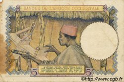 5 Francs AFRIQUE OCCIDENTALE FRANÇAISE (1895-1958)  1939 P.21 TB