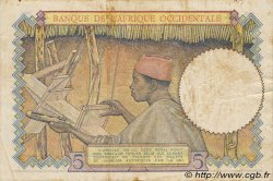 5 Francs AFRIQUE OCCIDENTALE FRANÇAISE (1895-1958)  1941 P.25 TB+