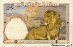 25 Francs AFRIQUE OCCIDENTALE FRANÇAISE (1895-1958)  1936 P.22 SUP+