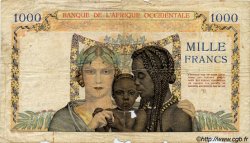 1000 Francs AFRIQUE OCCIDENTALE FRANÇAISE (1895-1958)  1937 P.24 pr.B