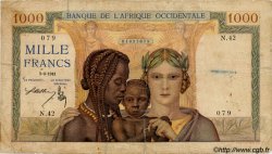 1000 Francs AFRIQUE OCCIDENTALE FRANÇAISE (1895-1958)  1941 P.24 B