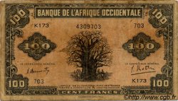 100 Francs AFRIQUE OCCIDENTALE FRANÇAISE (1895-1958)  1942 P.31a B