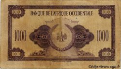 1000 Francs AFRIQUE OCCIDENTALE FRANÇAISE (1895-1958)  1942 P.32 pr.TB