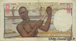 5 Francs AFRIQUE OCCIDENTALE FRANÇAISE (1895-1958)  1943 P.36 TTB