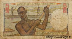 5 Francs AFRIQUE OCCIDENTALE FRANÇAISE (1895-1958)  1943 P.36 B+