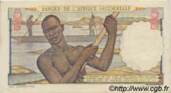 5 Francs AFRIQUE OCCIDENTALE FRANÇAISE (1895-1958)  1943 P.36 SUP+