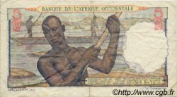 5 Francs AFRIQUE OCCIDENTALE FRANÇAISE (1895-1958)  1952 P.36 TB