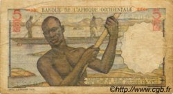 5 Francs AFRIQUE OCCIDENTALE FRANÇAISE (1895-1958)  1953 P.36 B