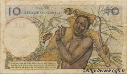 10 Francs AFRIQUE OCCIDENTALE FRANÇAISE (1895-1958)  1947 P.37 TB