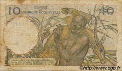 10 Francs AFRIQUE OCCIDENTALE FRANÇAISE (1895-1958)  1948 P.37 B+