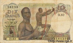 10 Francs AFRIQUE OCCIDENTALE FRANÇAISE (1895-1958)  1950 P.37 TB