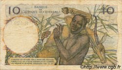 10 Francs AFRIQUE OCCIDENTALE FRANÇAISE (1895-1958)  1954 P.37 TB à TTB